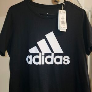 1X Adidas t-shirt. Brand new with tags - Women's black Adidas t-shirt.